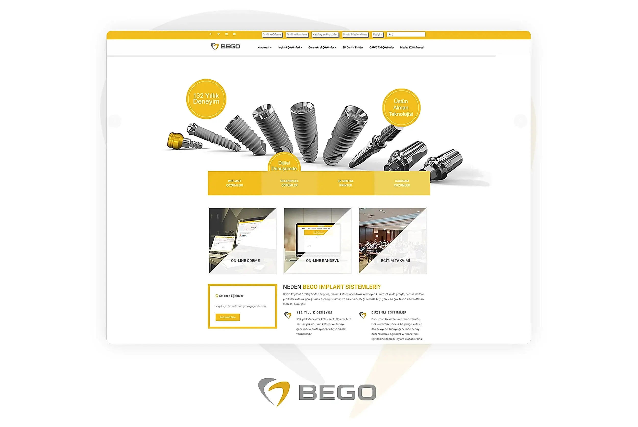 Kurumsal Web Tasarımı | Bego İmplant