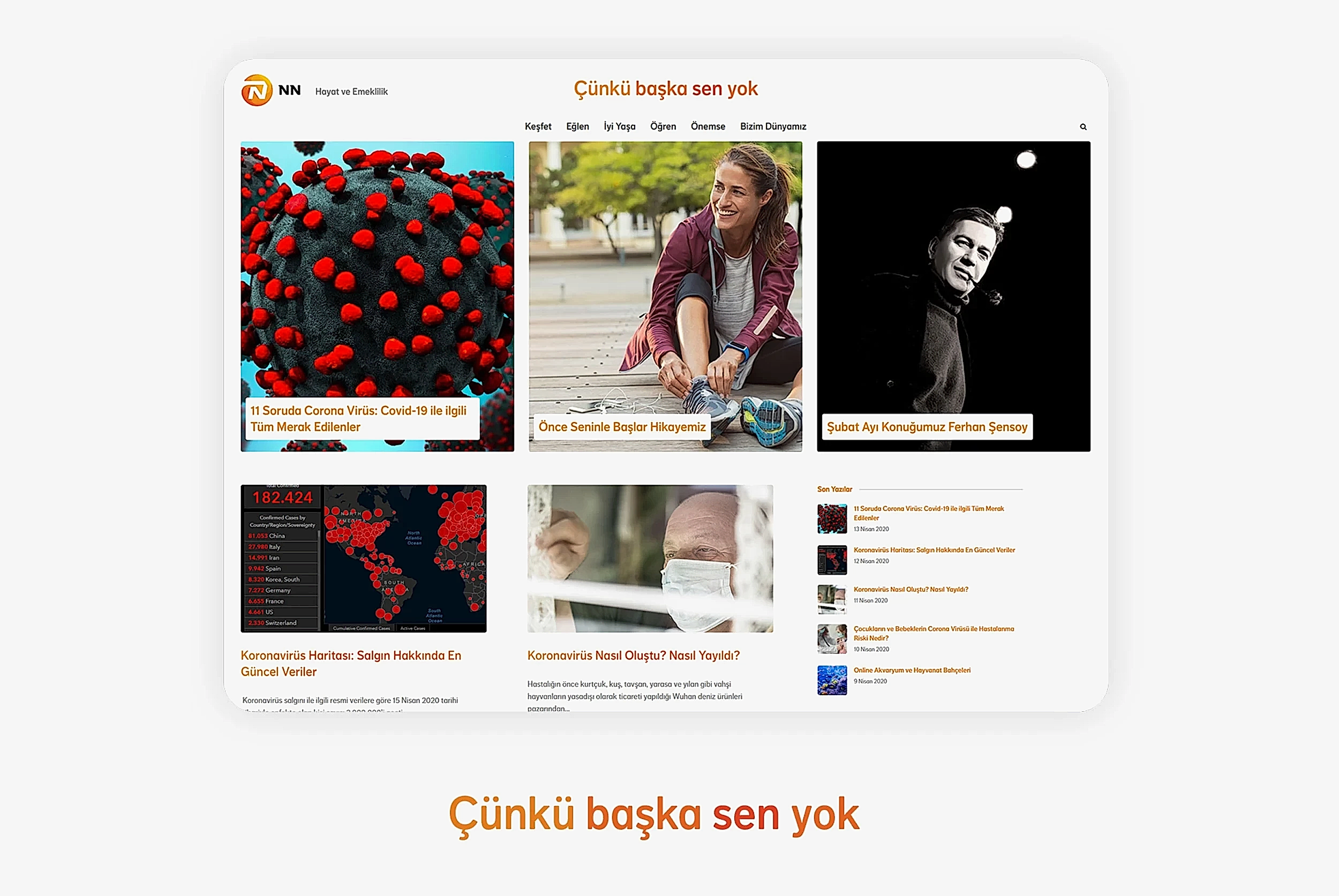Web Tasarım | Çünkü Başka Sen Yok