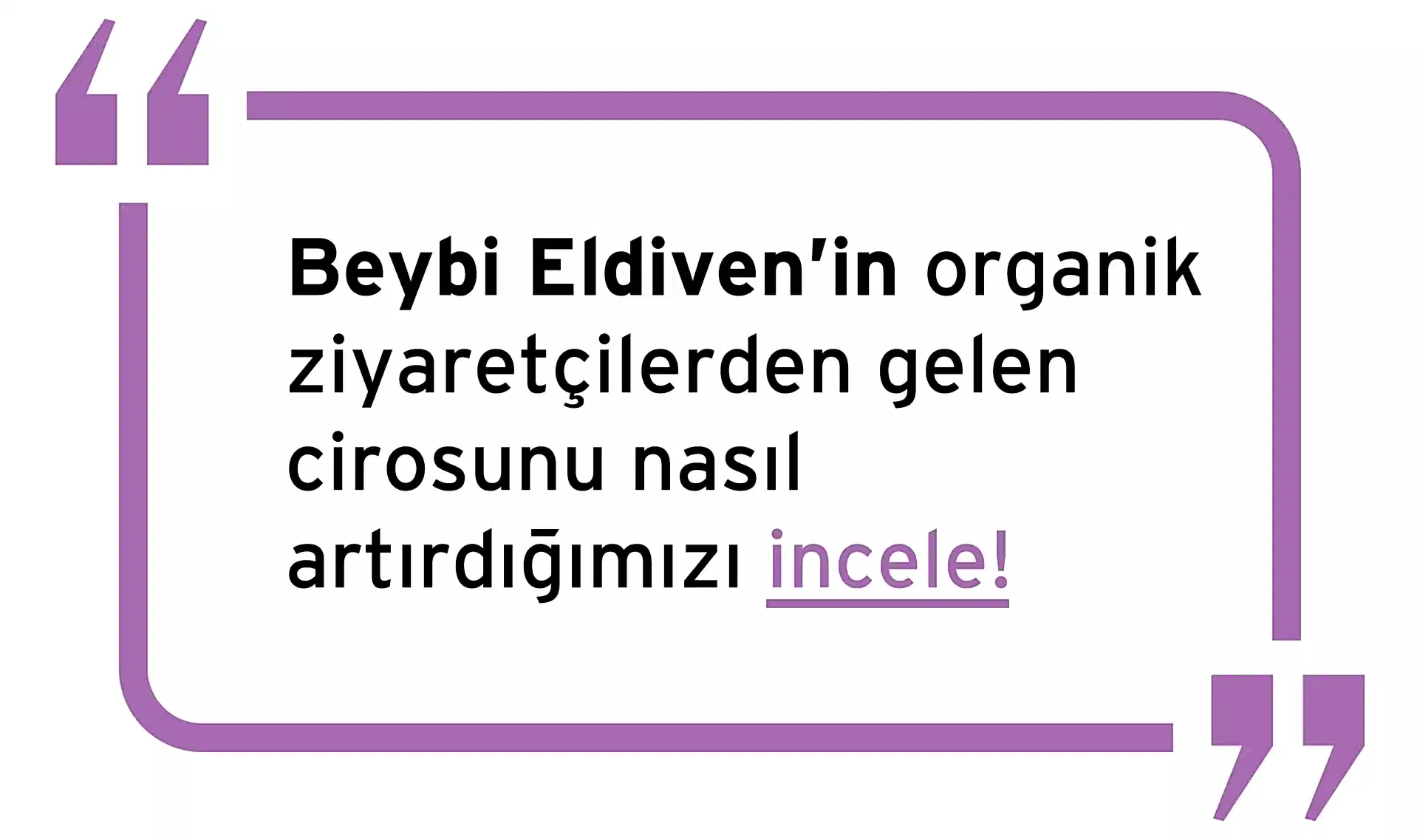 Beybi Eldiven CRO Hizmeti