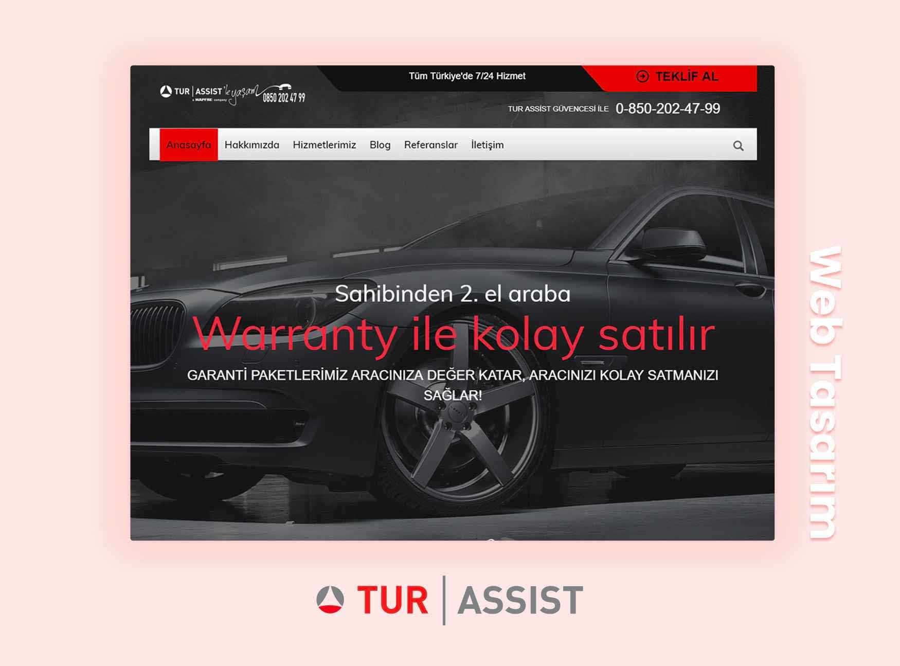 Tur Assist Mapfre - İkinci El Garanti - Web Tasarım