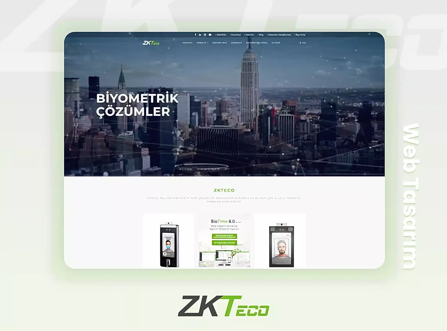ZKTeco - Web Tasarım ve Kodlama